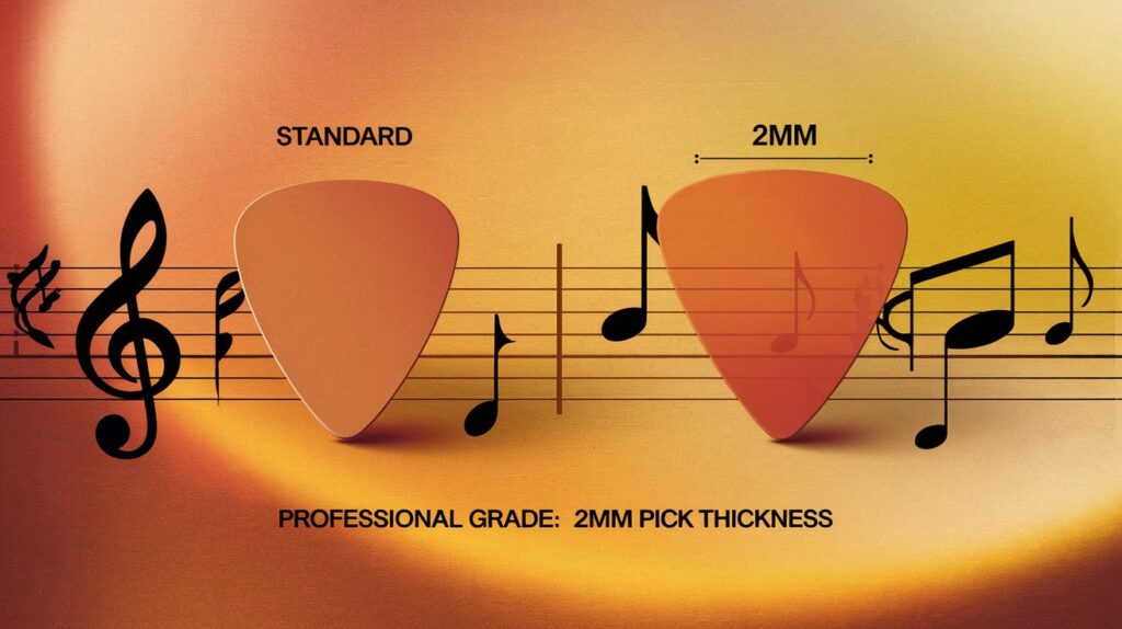 Thin Guitar Pick Musical Precision