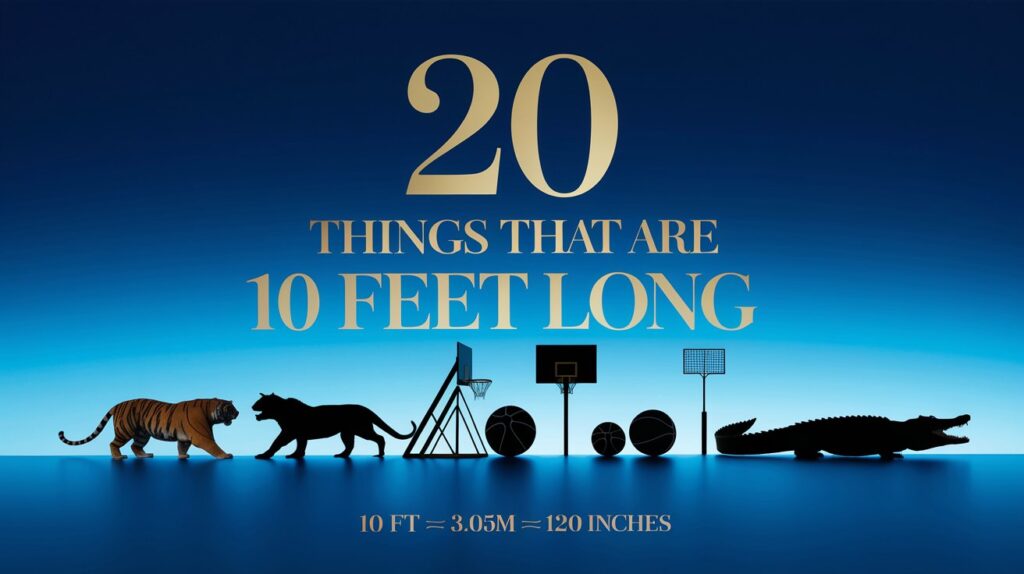 20 things that are 10 meter long or big