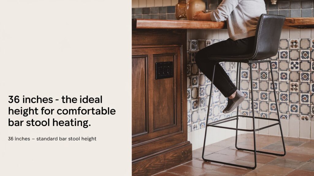 Bar Stools Perfectly Paired with 36-Inch Counters