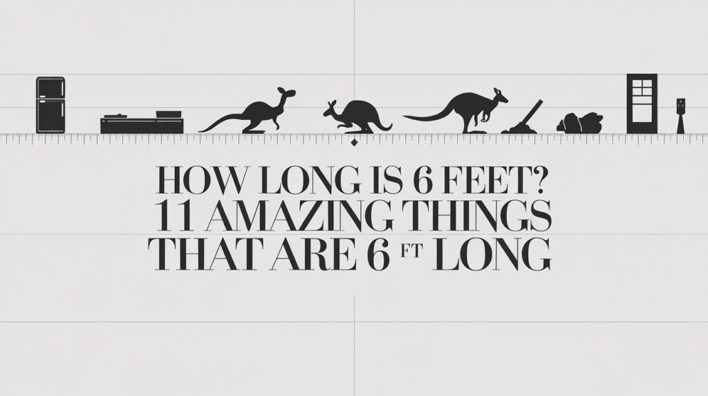 How Long is 6 Feet 19 Amazing Things That Are 6 Ft Long