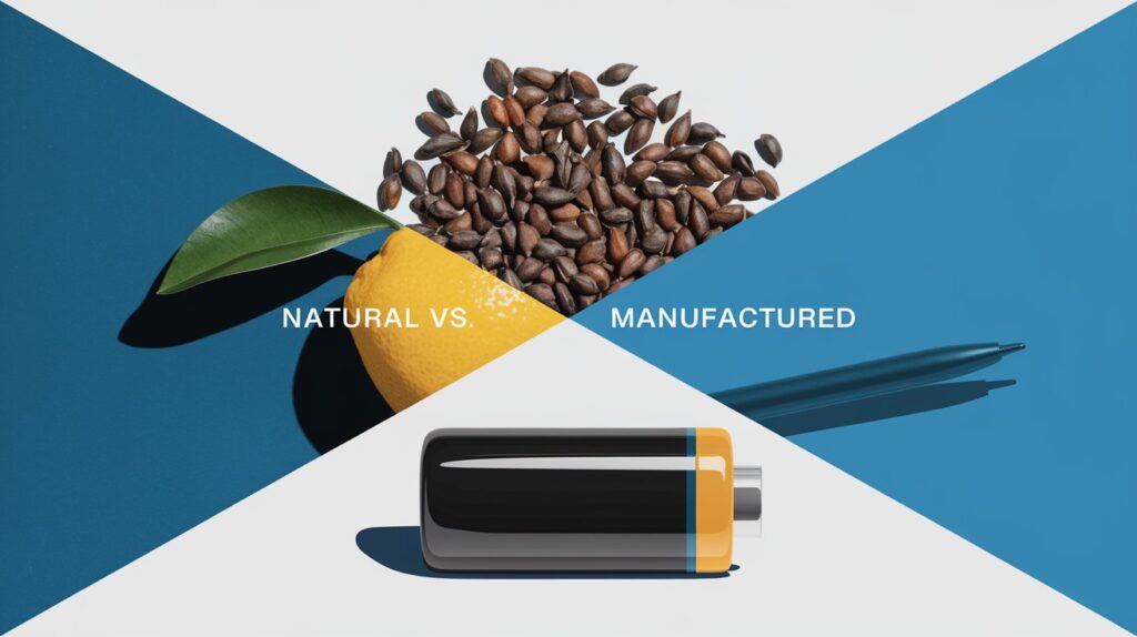 Natural vs Manufacture