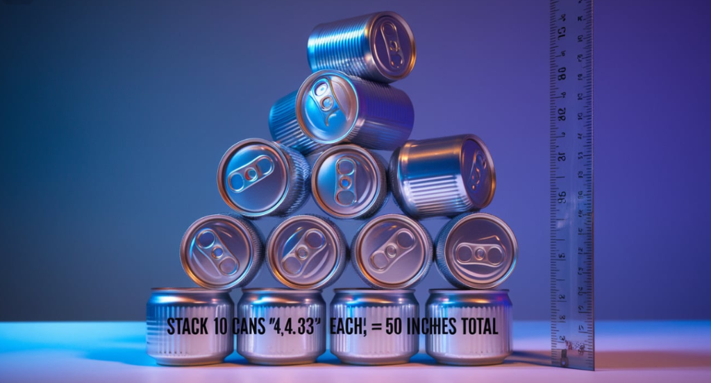 A stack of cans