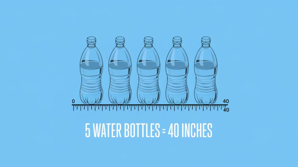 Five 500-ml Water Bottles