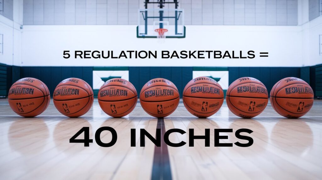 Five Regulation Basketballs