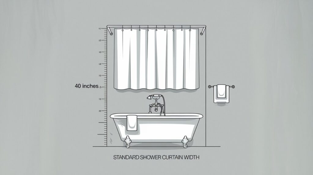 Standard Shower Curtain Width